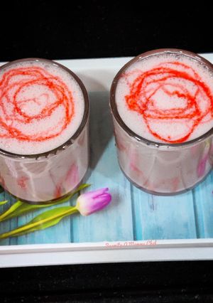 A picture of Strawberry milkshake.