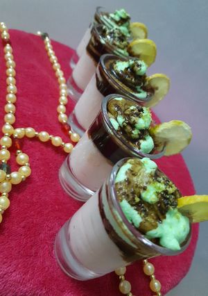 A picture of Orange lemon posset shoters.