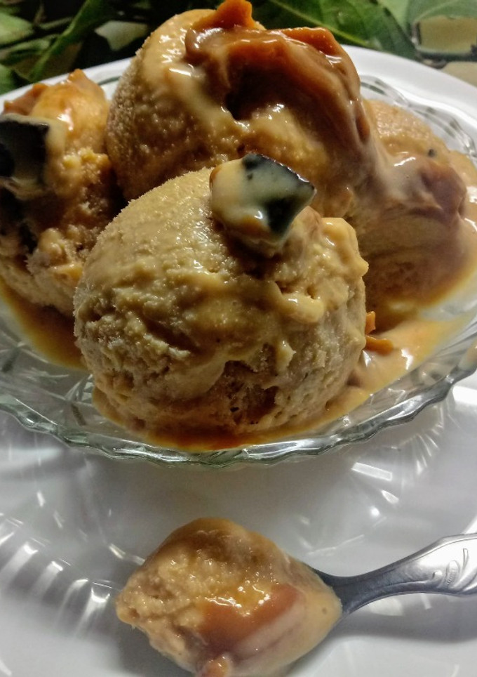 Una foto de Helado de Dulce de Leche