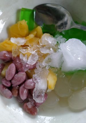 Foto resep Es Campur Kacang Merah