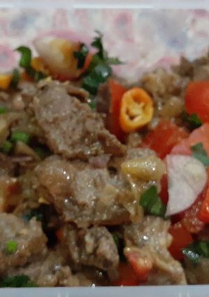 Foto resep Sate goreng sapi