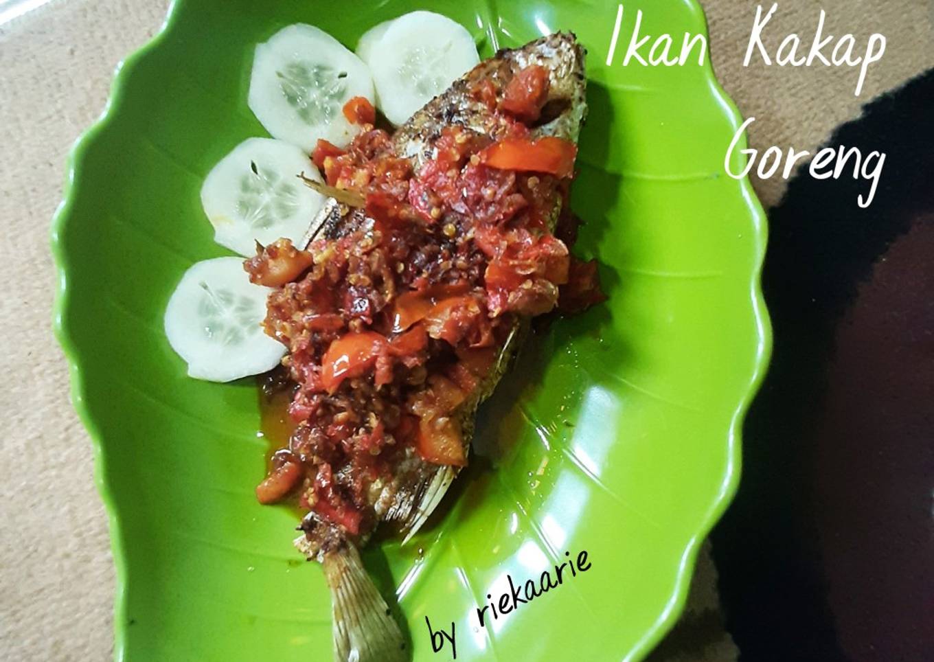 98. Sambal Gammi Ikan Kakap Goreng