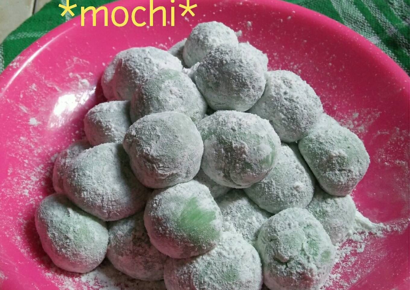 Resep *mochi ala rumahan*