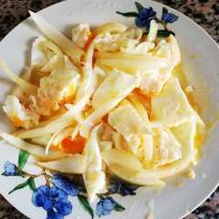 Una foto de Huevos fritos a la vinagreta