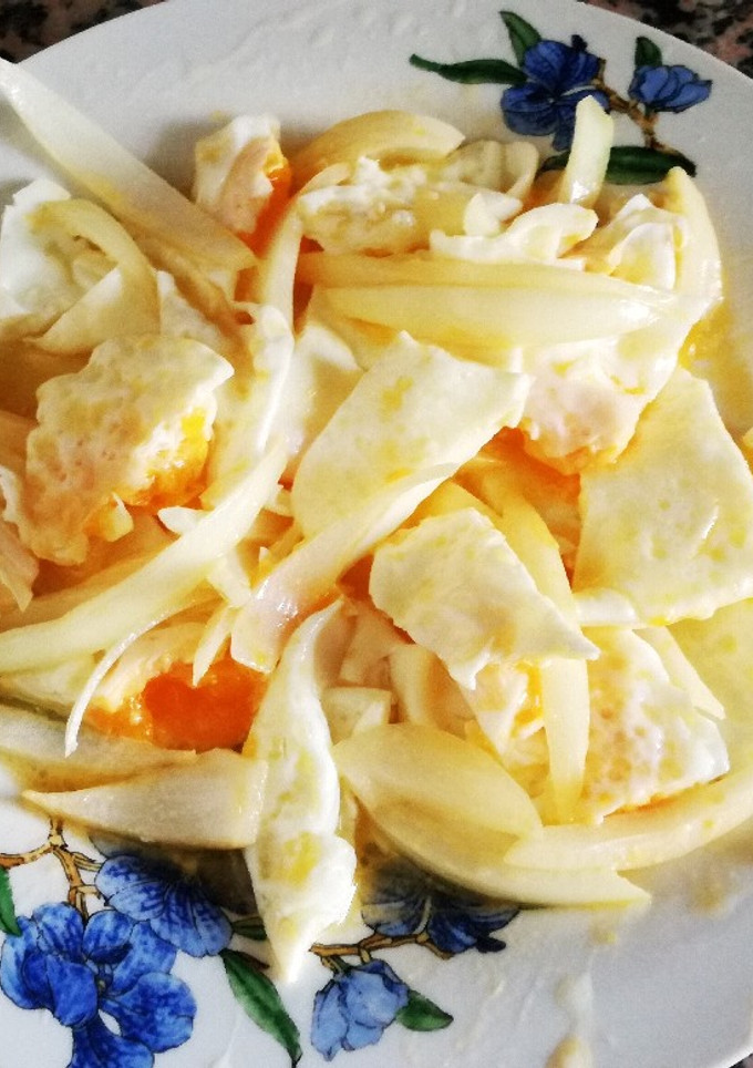 Una foto de Huevos fritos a la vinagreta