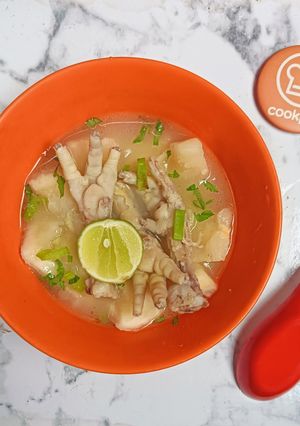 Foto resep Sop singkong ceker