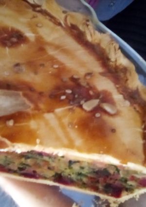 Una foto de Tarta de verdura