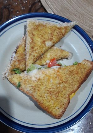 Foto resep Roti bakar maniz & sandwich
