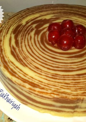 Foto resep Puding Roti Tawar Zebra