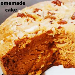 Homemade cooker cake A picture of Homemade cooker cake.