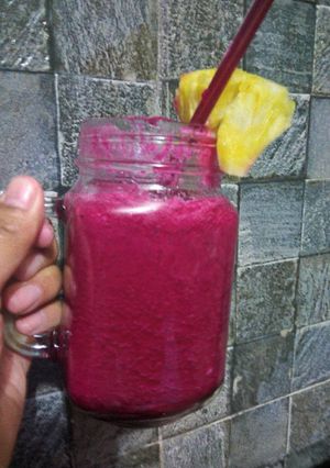 Foto resep Jus sehat/Jus Diet : Beetroot & Nanas