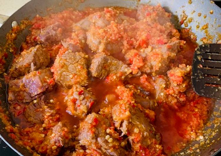 Bagaimana mengolah Daging Sapi Rica-Rica.(Resep No. 26) yang Lezat