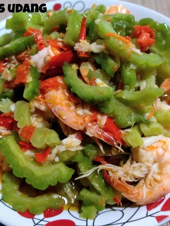 Cara Gampang Menyiapkan Resep Pare tumis udang yang Uenak Anti Ribet, Mantap Sekali