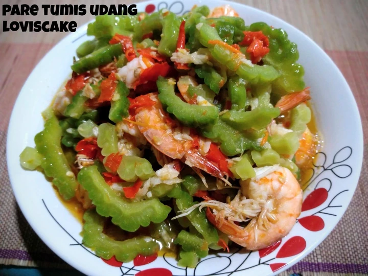 Cara Gampang Menyiapkan Resep Pare tumis udang yang Uenak Anti Ribet, Mantap Sekali