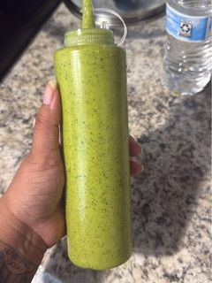 A picture of Best avocado sauce for the family.
