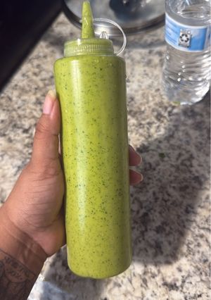 A picture of Best avocado sauce for the family.