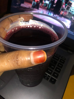 A picture of Zobo juice.