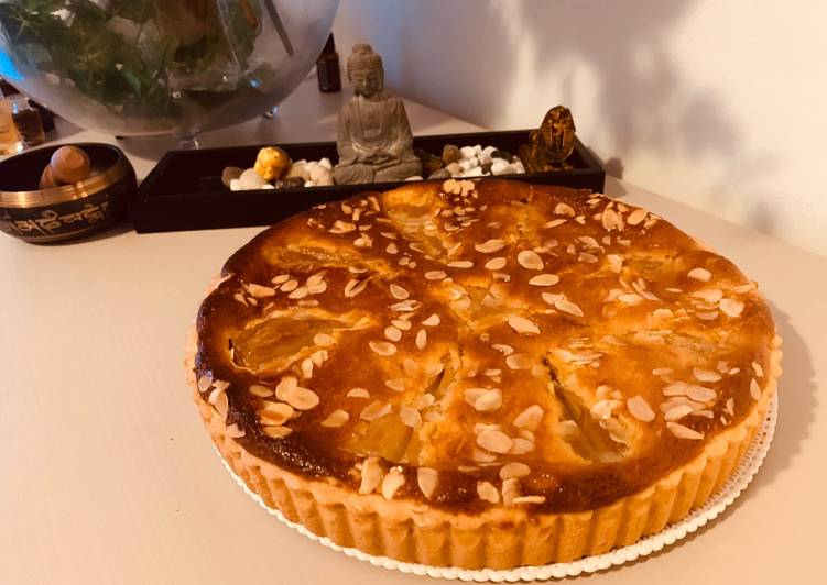 Crostata Frangipane alle Pere e Mandorle- Gluten Free