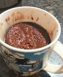 Brownie en microondas en 1min y medio