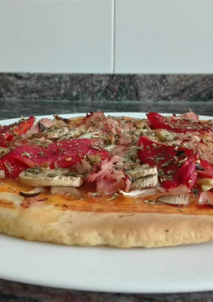 Una foto de Pizza