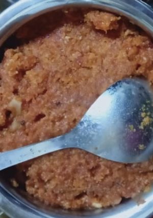 A picture of Gajar Ka halwa.