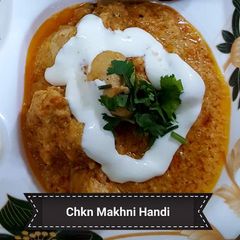 A picture of Chicken Makhni Handi 😋.