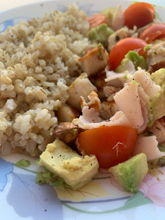 Una foto de Plato saludable; Arroz integral