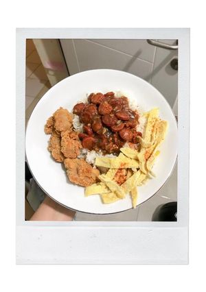 Foto resep Karaage Bowl
