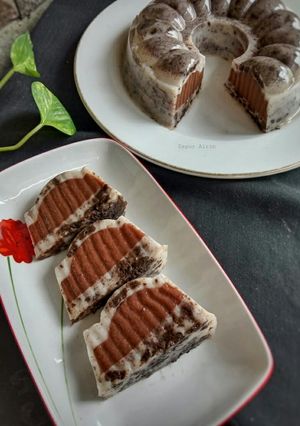 Foto resep Puding Coklat Oreo