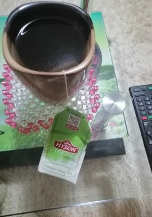 A picture of #photographchalleng green tea.