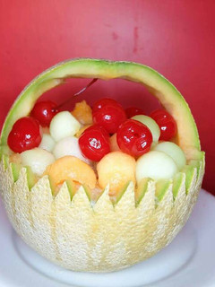 Una foto de Gelatina de melón