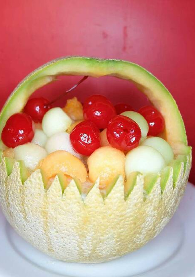Una foto de Gelatina de melón