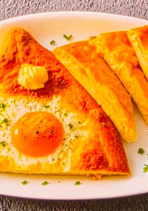 Grúz Keto Adjaruli Khachapuri – Fibriya tésztával ❤️GM recept fotója