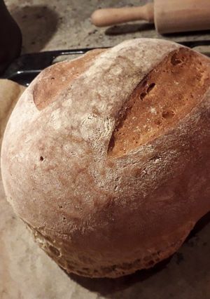 Zdjęcie przepisu Duży chleb pszenno-żytni.