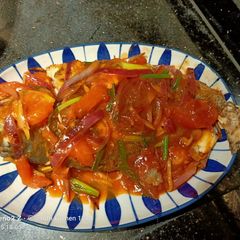 A picture of Sweet Sour Fish Kantonis style.