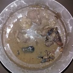A picture of Nsala soup.
