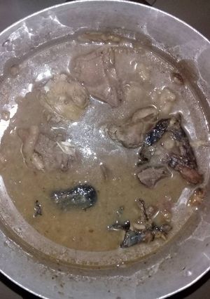 A picture of Nsala soup.