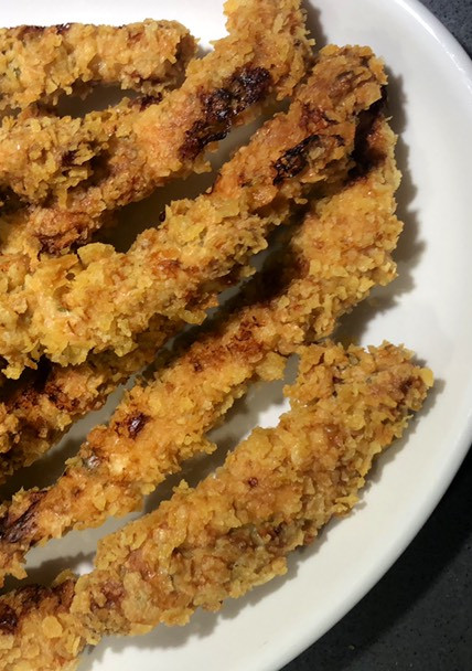 Una foto de Tiras crujientes de pollo