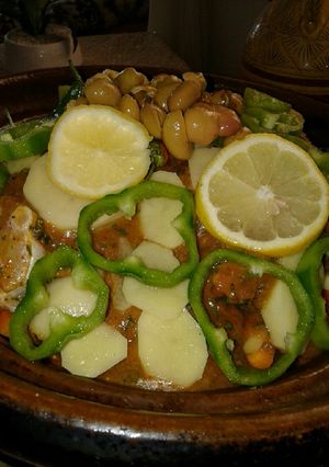 صورة لوصفة طاجين الصنور او اسغاغ