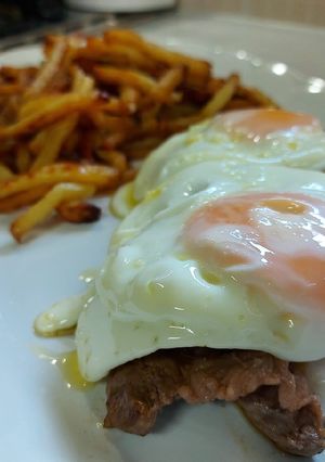 Una foto de Filete de ternera a lo pobre