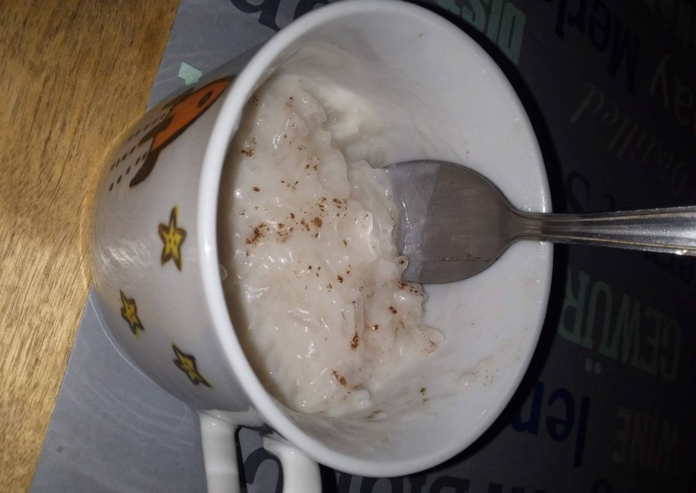 Arroz con leche de coco