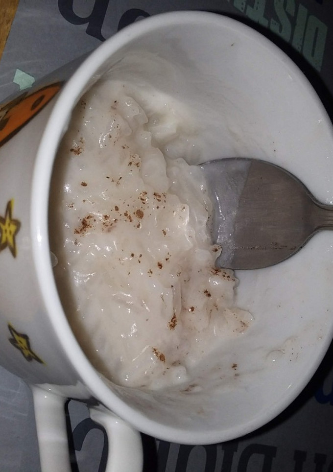 Una foto de Arroz con leche de coco