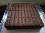 Gambar sponge cake coklat panggang