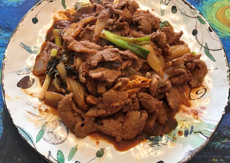 Recipe of Homemade Korean Cuisine- Pork Bulgogi