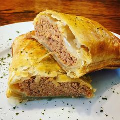 A picture of Sausage in Puffed Pastry.