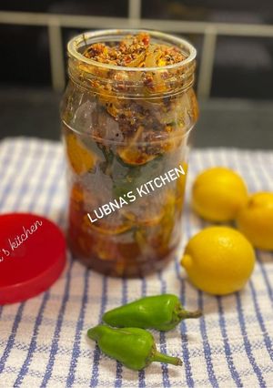 A picture of 🌶️🍋🧅Instant Green Chilli,Onion & Lemon Pickle:.