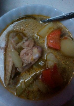 Una foto de Caldo de Gallina Criolla