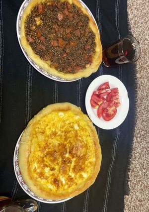 صورة لوصفة فطائر بيض وزعتر