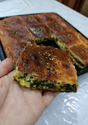صورة لوصفة فطيرة بالسلق