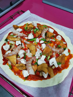 Una foto de Pizza rápida gourmet